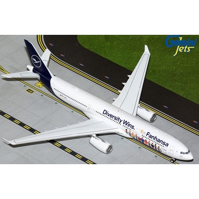 Gemini Airbus A330 343 Lufthansa Fanhansa Diversity Wins Zwickau Německo 1:200