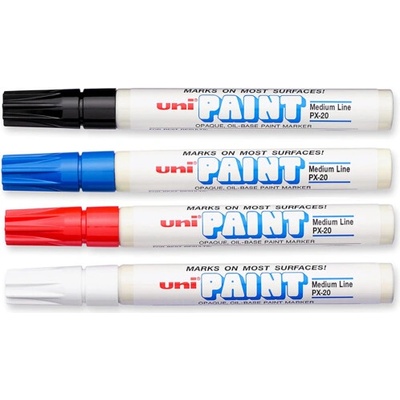 UNI PX-20 bílý