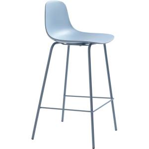 Unique Furniture Светлосин пластмасов бар стол (височина на седалката 67, 5 cm) Whitby - Unique Furniture (42021080)
