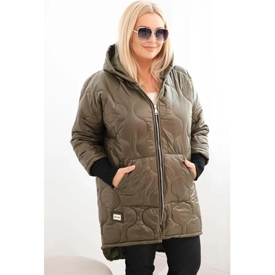 Kesi Plus Size khaki zelená