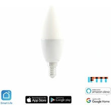 iQtech SmartLife E14WB5W-RGBC, Wi-Fi LED E14, 5W, farebná IQTA119