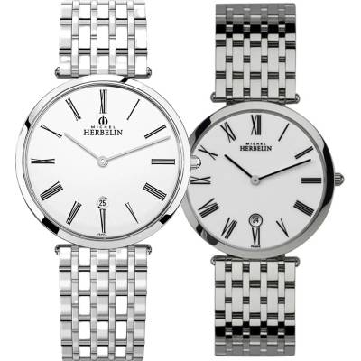 Herbelin Комплект часовници за двойки Herbelin Epsilon 19416/B01N-MH414/B01 (19416/B01N-MH414/B01)