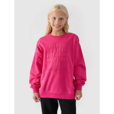 4F Момичешки суитшърт 4F 4F | Rozov | Момичешки | 128