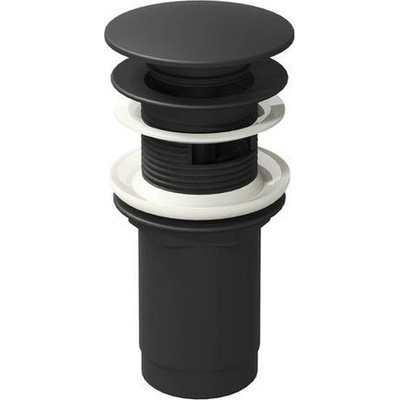 Ravak Zásuvka na umývadlo Click-clack, čierna X01748