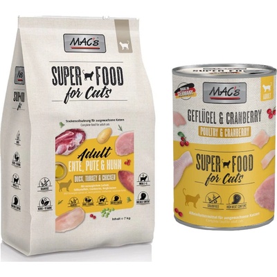 MACs Superfood hydinové s brusnicami 2 x 1,5 kg