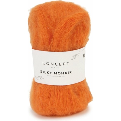 SILKY MOHAIR Katia Farby SILKY MOHAIR: 110 oranžová