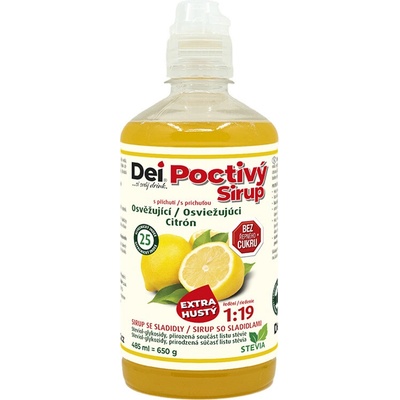 DeiSirup Poctivý Sirup citron 485 ml