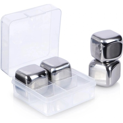 Excellent Houseware Kovové chladiace kocky Cubes sada 4ks
