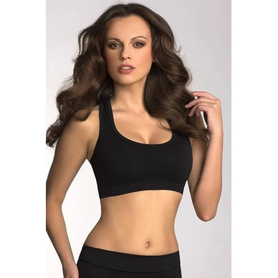 Gatta Bodywear Спортно бюстие в черен цвят Solaris EH-16830-BLACK - Черен, размер L