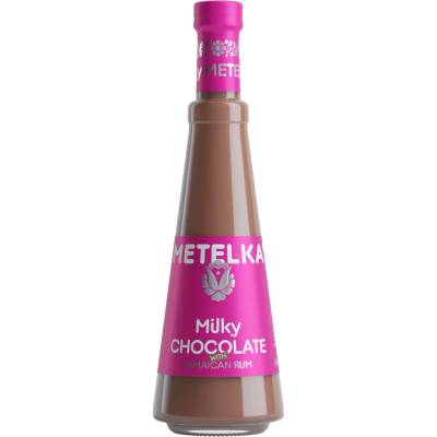 Metelka Milky Chocolate 14% 0,5 l (holá láhev)