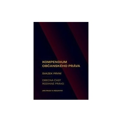 Kompendium občanského práva 1