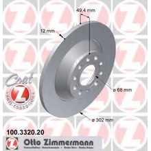 ZIMMERMANN Brzdový kotouč COAT Z - 302 mm ZIM 100.3320.20