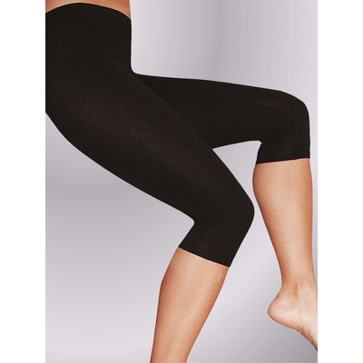 LINIA MOLY 3/4 bavlněné legíny pod kolena černé
