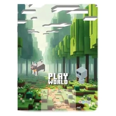 KARTON P+P Playworld Landscape: Тетрадка A4, на редове (6-89526)