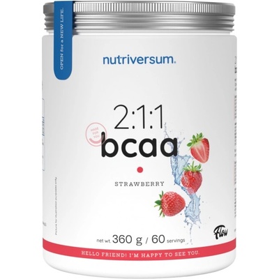 Nutriversum BCAA 2: 1: 1 Powder | Flow [360 грама] Ягода