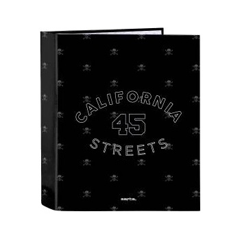 Safta Папка с пръстени Safta California Черен A4 27 x 33 x 6 cm