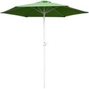 HAPPY GREEN Slunečník s kličkou 230 cm LIGHT GREEN
