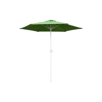 HAPPY GREEN Slunečník s kličkou 230 cm LIGHT GREEN