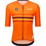 Santini Фланелка с къс ръкав за колоездене Santini UCI World Champion Jersey Cycling jersey - Netherlands (056-3881-0513)