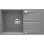 Deante ZRC_S11A - Кухненска мивка CORIO 50x86 см гранит/металически сив (DN0040) Мивка за вграждане