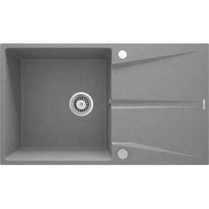 Deante ZRC_S11A - Кухненска мивка CORIO 50x86 см гранит/металически сив (DN0040) Мивка за вграждане