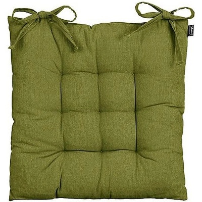 MICA ВЪЗГЛАВНИЦА ЗА СТОЛ PADDY С ВРЪЗКИ 46x46см ЗЕЛЕНА (1153745)