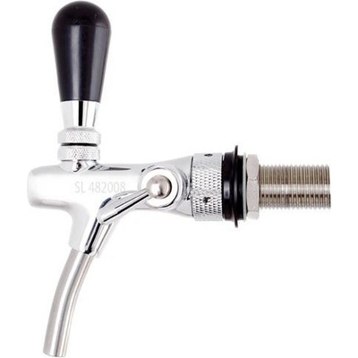 LINDR Kohout výčepní chrom 55 mm LOGO KOH02087