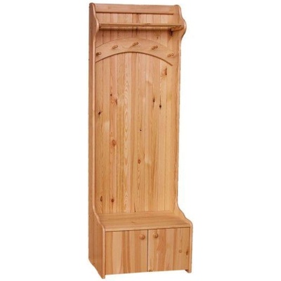 Nábytek z lesa Předsíňová stěna Western 04 masiv borovice 72/200/35 (š/v/h) – Sleviste.cz