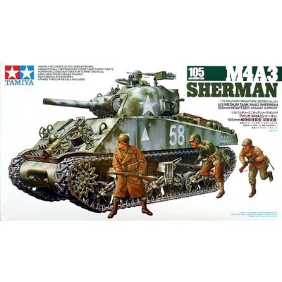 Tamiya M4A3 Sherman 105 mm 1:35