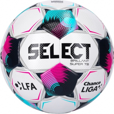 Futbalová lopta Select FB BRILLANT SUPER TB CHANCE LIGA 2026/27 Biela,Mix