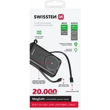 Swissten 20000 mAh 22013934 černá