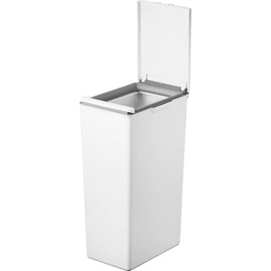 EKO-Europe Кош за отпадъци EKO MORANDI TOUCH с докосване (40 л) - бял (EKO 618740 - White)