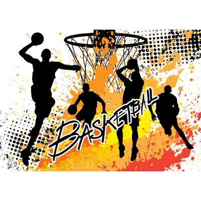 Plagát, Obraz - Basketball - Colour Splash, 91.5 × 61 cm