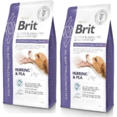 BRIT GF Veterinary Diets dog Gastrointestinal-Low Fat 2 x 12 kg