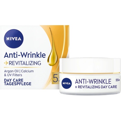 Nivea AntiWrinkle+ Възстановяващ дневен крем против бръчки 55+ Дневен крем дамски 50ml