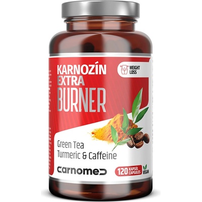 CarnoMed Karnozín EXTRA Burner 120 kapsúl