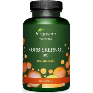 Vegavero Organic Pumpkin Seed Oil [180 Гел капсули]