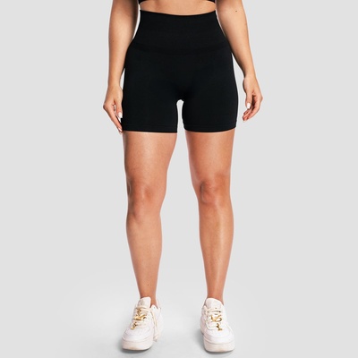 GymBeam Дамски безшевни шорти Sculpt Black M