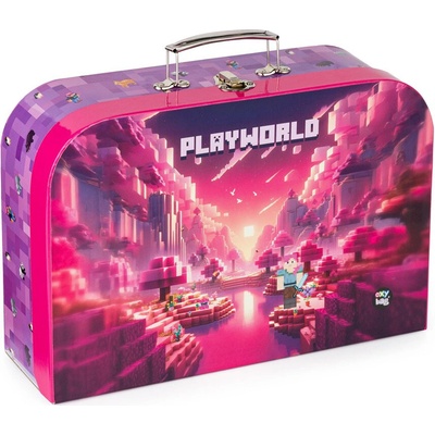 Oxybag PLAYWORLD GIRL ružová,mix 34 cm