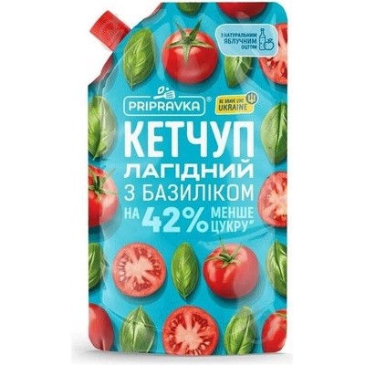 Pripravka Kečup Jemný s bazalkou 250 g