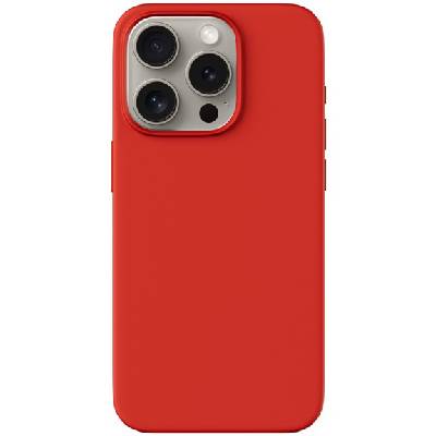 Mag+ силиконов кейс с MagSafe за iPhone 15 Pro - червен (72438)