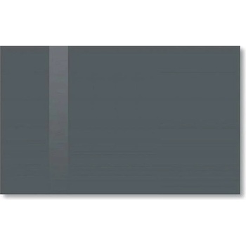 SOLLAU Skleněná magnetická tabule šedá antracitová 60 × 90 cm