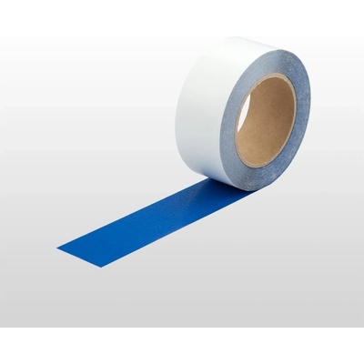 Extra tenká podlahová páska WT-5420 s protiskluzovým povrchem, odnímatelná – fólie, modrá, 75 mm × 10 m