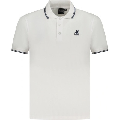 U. s. grand polo Мъжка тениска с яка и къс ръкав us grand polo, Размер xl, Цвят Бял (au02659_bi6bianc)