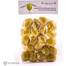 D.M.Hermes Originální řecké olivy zelené s česnekem vakuované, 160 g