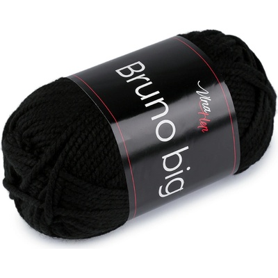 Stoklasa Pletací příze Bruno big 200 g Balení: 1 ks, Varianta: 8 (401) černá 8 (401) černá