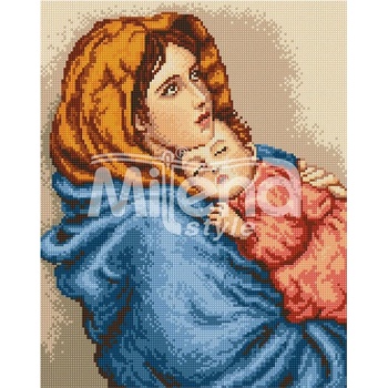 Image 1 of Milena Style Мадона Феручи - Печатана Aida 14 ct с конци Ariadna