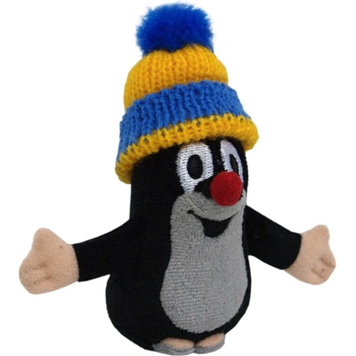 MUB Krtko 10 cm čiapka modro-žltá