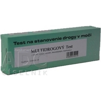 Biogema multidrogový test 10 parametrový na rýchlu diagnostiku 10 drog v moči 2 ks