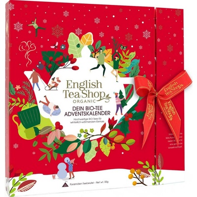 Weltbild Adventní kalendář Kniha s BIO čaji English Tea Shop 25 pyramidek